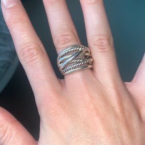 David Yurman The Crossover Collection Narrow Ring